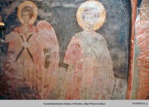 Die Ausmalung der Saalkirche : Der Heilige Georg und der Heilige Demetrius
