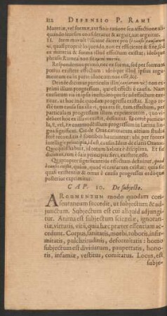 Cap. 10. De subiecto.
