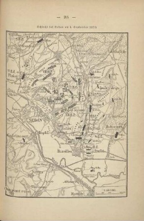 Karte: Schlacht bei Sedan am 1. September 1870