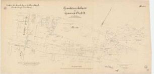 Grunderwerbskarte der Gemeinde Oberbilk in 5 Blättern.