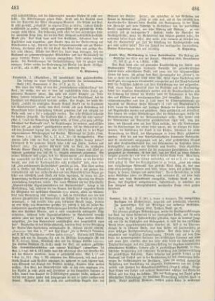 484-485 [Rezension] Die evangelischen Perikopen des Kirchenjahres, exegetisch und homiletisch behandelt