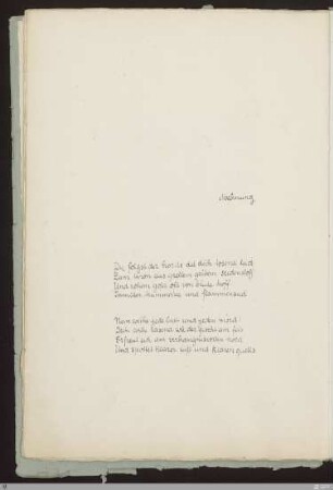 Mahnung : [SW II: H12(Pilgerfahrten)]; [SW II, S.41/114]