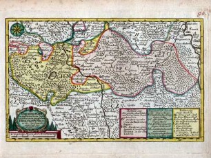 Der Priebussische Creis in den Furstenthume Sagan nebst der daran graentzenden Herrschafft Muska in der Ober-Lausitz ; Verfertiget von Joh. George Schreibern in Leipzig