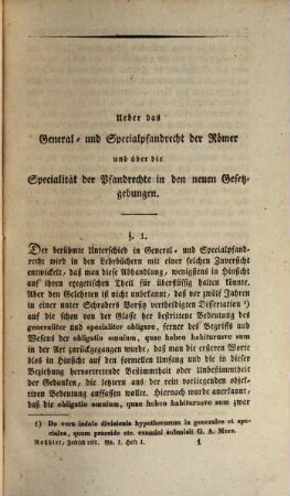 Abhandlungen civilistischen und criminalistischen Inhalts, 1. 1831