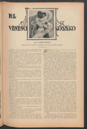 El veneno cósmico : (Derechos de traducción al castellano adquirido por Fray Mocho) - (Continuación)