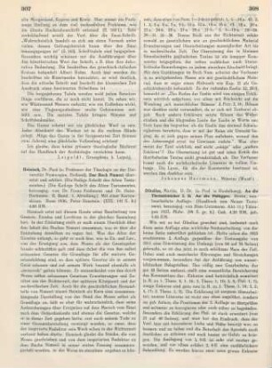 307-308 [Rezension] Heinisch, Paul, Das Buch Numeri