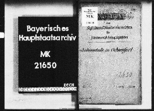 Ochsenfurt. Lateinschule. Errichtung - Aufhebung.
