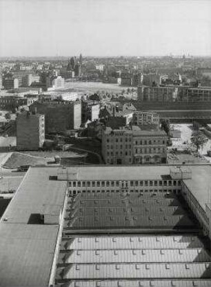 360° Panorama, Bild 20 von 21. Blick vom GSW-Hochhaus. Berlin-Kreuzberg, Charlottenstraße