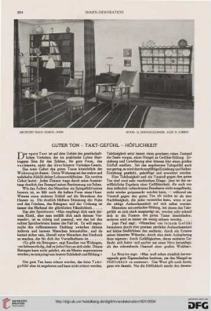 32: Guter Ton - Takt-Gefühl - Höflichkeit