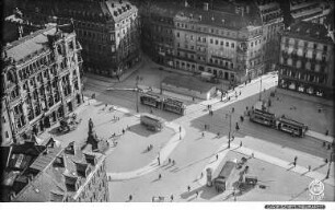 Dresden-Altstadt. Neumarkt. Luftbild-Schrägaufnahme von Nordnordost