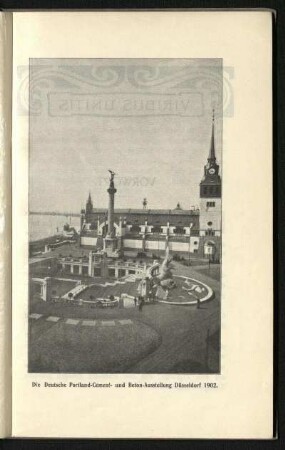 Die Deutsche Portland-Cement- und Beton-Ausstellung Düsseldorf 1902.