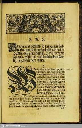 Leichenpredigt : Des Wohlseel. Herrn Leib-Medici sicherste Zuflucht in leiblichen und geistlichen Kranckheiten. Leichen-Text