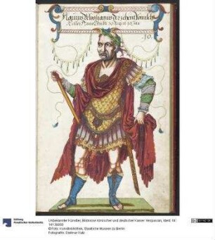 Bildnisse römischer und deutscher Kaiser: Vespasian