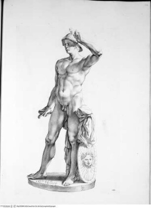 Galleria Giustiniana del marchese Vincenzo Giustiniani. 2 Bände., 1. Band, Tafel 122: Marte (Perseus) (nach der Antike)