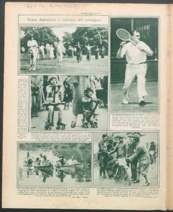 Notas deportivas y curiosas del extranjero [Fotografías]