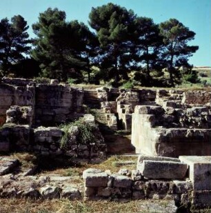 Agia Triada. Minoischer Palast : Kreta, Agia Triada. Minoischer Palast. Zentralteil der Anlage