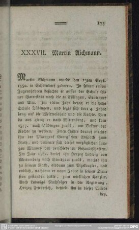 XXXVII. Martin Aichmann