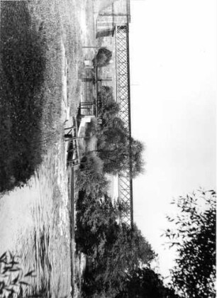 Pforzheim-Brötzingen Enzbrücke Wehr