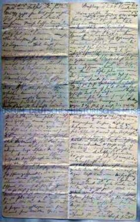 Brief von Catharine Hauschild an Ize, Straßburg 9. April 1891