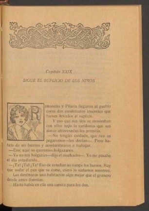 Capítulo XXIX - Sigue el suplicio de los niños