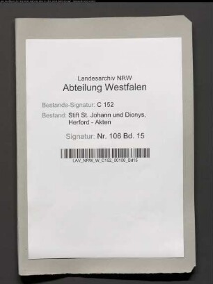 Prokuratur Rechnung, mit Belägen.