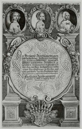 Bildnisse von Katharina, Elisabeth und Dorothea, Herzoginnen von Sachsen-Weißenfels