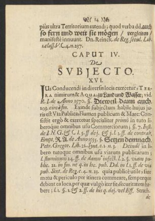 Caput IV. De Subiecto