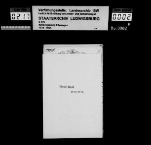 Schuldenwesen der Teilgemeinden Laßbach, Mäusdorf, Rappoldsweilerhof und Vogelsberg, Gesamtgemeinde Laßbach
