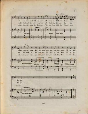 Drei geistliche Lieder : für 1 Stimme mit Begl. d. Claviers ; op. 11