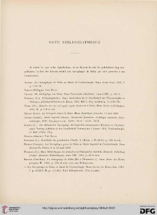 Note Bibliographique