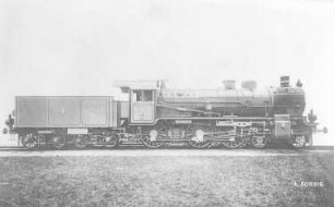 2-C-Heißdampf-Personenzug-Lokomotive, P. 8 (Borsig, Tegel) : Technikgeschichte | Maschinenbau | Verkehrswesen | Eissenbahnwesen | Dampflokomotiven