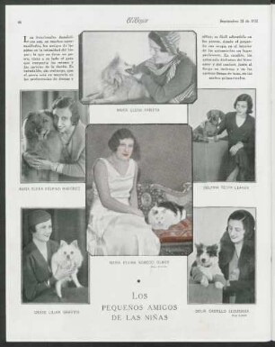 Los pequeños amigos de las niñas