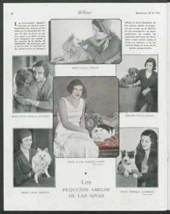 Los pequeños amigos de las niñas