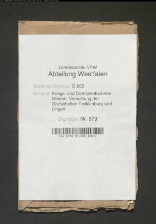 Das Hoffjasper-Kolonat, Kirchspiels Lienen