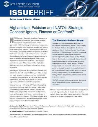 Afghanistan, Pakistan and NATO's strategic concept : ignore, finesse or confront?