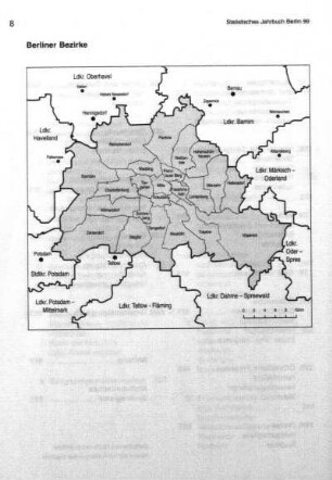 Karte: Berliner Bezirke