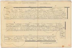 Hausgarten Mererbusch: Pflanzplan 1:50