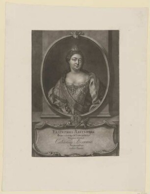 Bildnis der Catharina Alexewna, Zarin II. von Russland