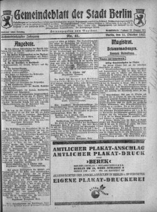 1925,41: Nr. 41, 11. Oktober 1925