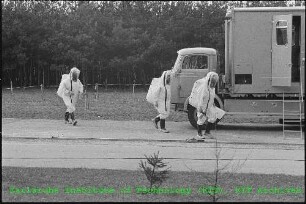 Dekontaminationsgruppe des Kerntechnischen Hilfszuges (KTH) bei einer Übung