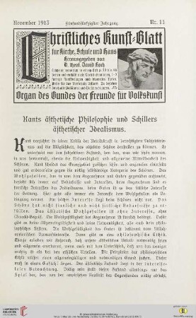 Nr. 11 (November 1913)
