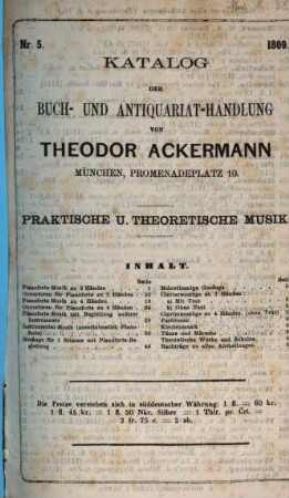 Katalog. 5, 5. 1869