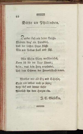 Bitte an Philinden.