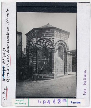 Le Puy: Chapelle Sainte-Claire, Aussenansicht von Südwesten