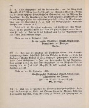 91. Ministerial-Bekanntmachung, betreffend die Führung der Gegenbücher über die Einnahmen bei der Großherzoglichen Hauptstaatskasse und bei der Großherzoglichen Staatsschuldentilgungskasse