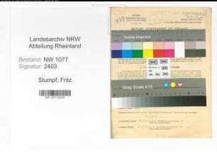 Entnazifizierung Fritz Stumpf , geb. 25.05.1920 (Polizist)