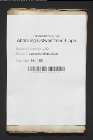 Kostenrechnung für das lipp. Kreiskontingent für Juni 1797