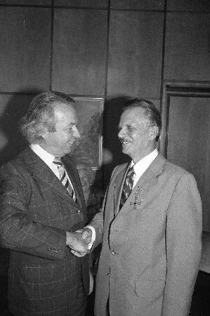 Verleihung des Bundesverdienstkreuzes an Bürgermeister Paul Hugo Jahn