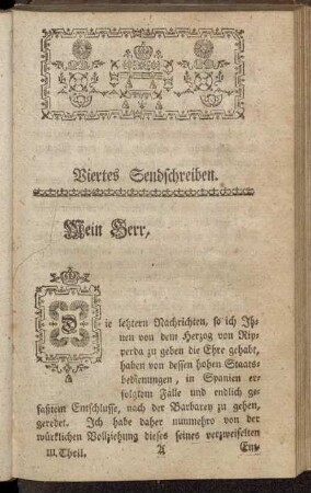 Viertes Sendschreiben.