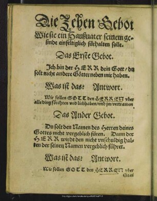 Zehen Gebot